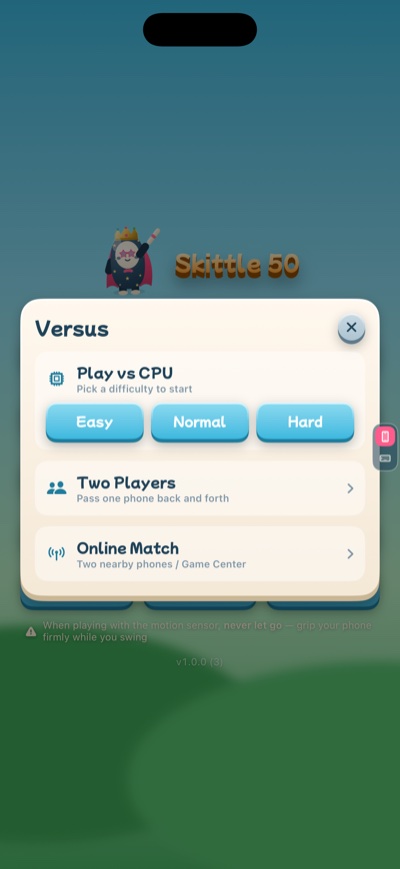 Choosing a versus mode